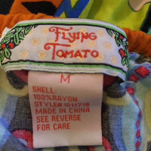 Anthropologie Flying Tomato vibrant colored beautiful bohemian style dress. - Picture 13 of 13